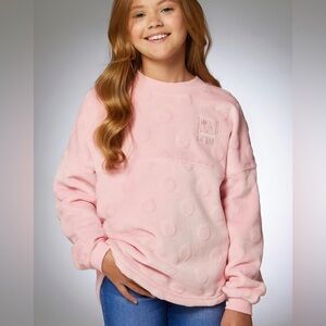 Disney World Kid’s Spirit Jersey Piglet Soft Polka Dits Sweatshirt Size XL (14)